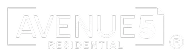 Logo of Avenue 5 Residential, text in a stylized font. No people, landmarks, or historical buildings are present. Logo